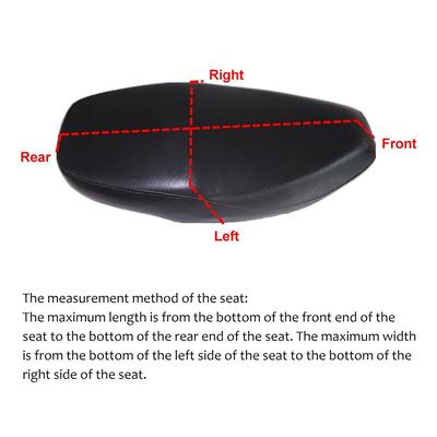 XXL Heat Resistant Breathable Seat Saddle 3D Mesh Cover Black for Motorcycle