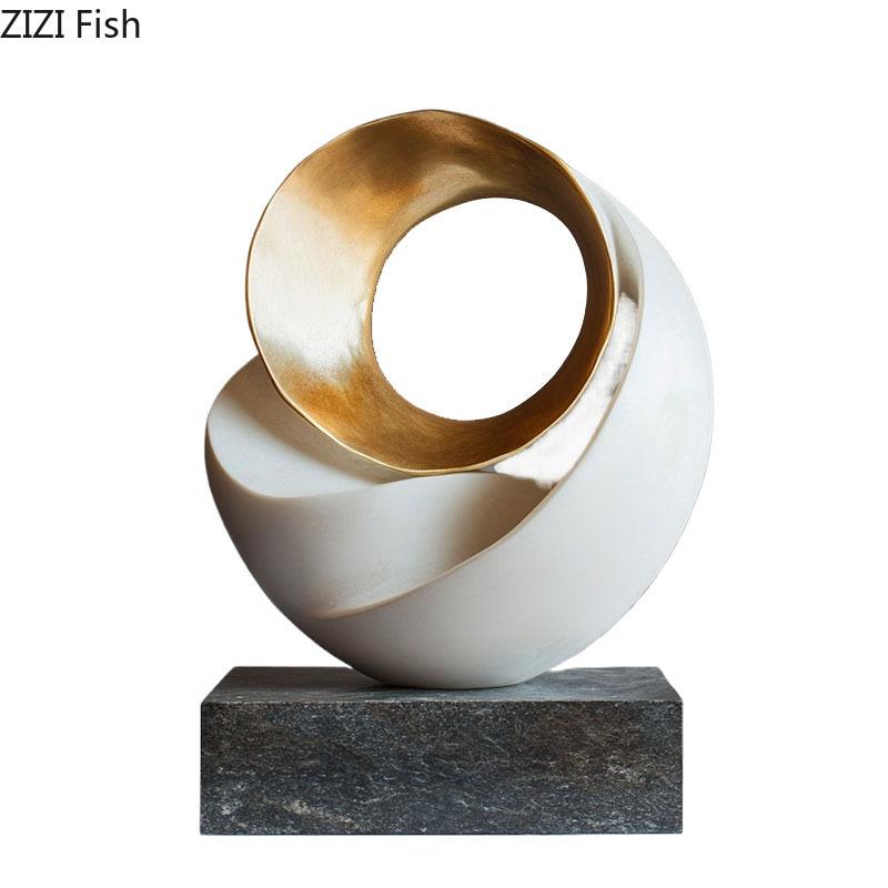 Minimalist Abstract Artwork Statue Modern Crafts Desk Decoration Creative Ornaments Modern Sculpture Room Aesthetics Decor
