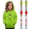 Толстовки для девочек-подростков, худи с длинным рукавом и кулиской, милые худи оверсайз на Рождество