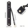 2PCS Portable Strap Holder with Clasp Women Beach Outdoor Snap-On Leather Glove Holder for Handbag Hat Towel
