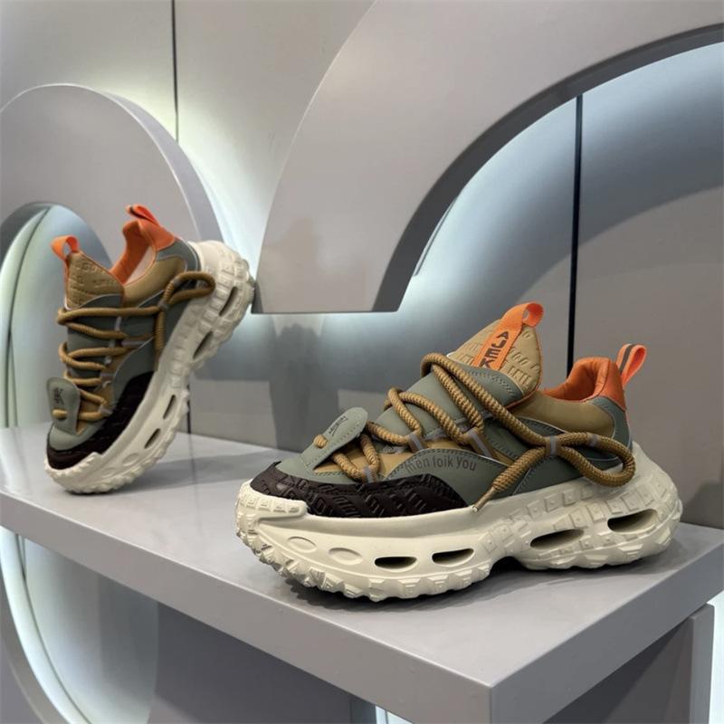 Осенью новая платформа папины кроссовки старые и ретро модные aj. 38