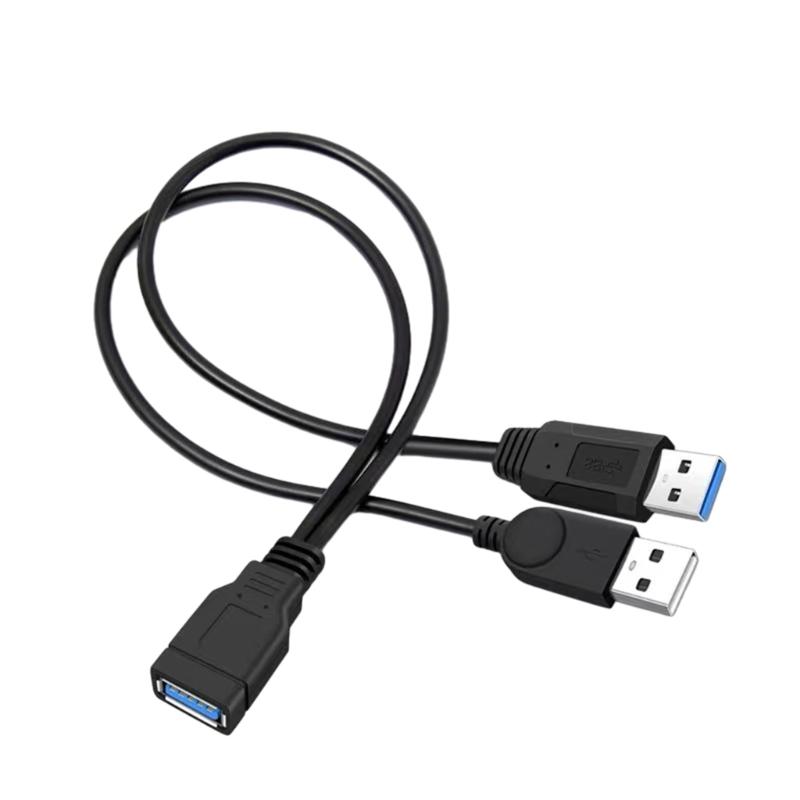 Usb3.0 One To Two Extension Cable Usb Computer 1 To 2 Power Splitter Female/Male To Two Male/ Female Converter