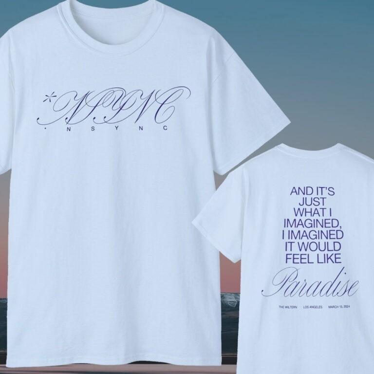 Retro NSYNC Paradise T-Shirt 2-Sided Unisex T-Shirt XXL