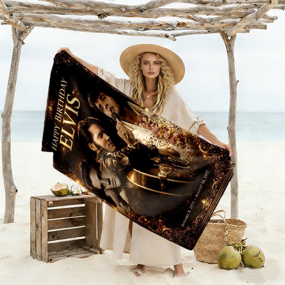 Elvis Beach towel for beach travel Comfortable Couple beach towel, family beach towel set Bath Accessory