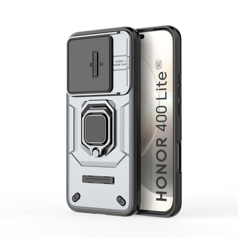 Shockproof Case For Honor 400 Lite Case For Honor 400 Lite Ring Holder Magnetic Back Cover For Honor 400 Lite Push Window Case
