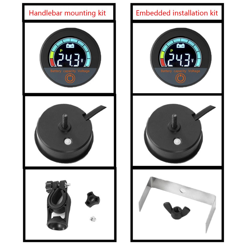 Digital Multimeter Colored LCDdisplay Multifunction Meter Battery Capacity Voltmeter Meter Monitor Battery Indicator