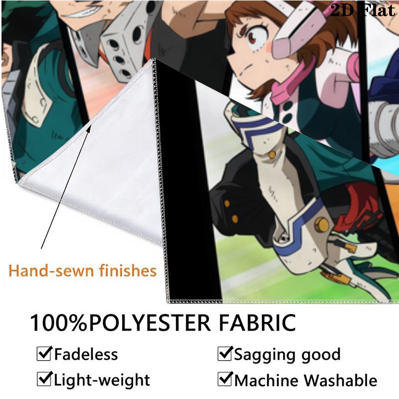 My Hero Academia Wall Tapestry Aesthetic Wall Hanging Printed Fabric Blanket Decorative Tapestries for Bedroom Living Room Home Decor