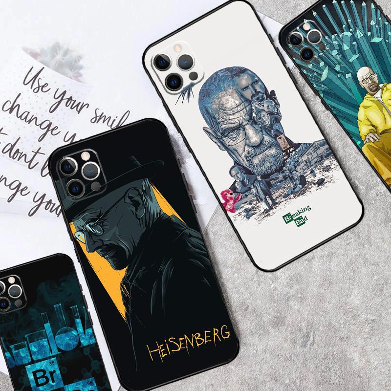 Heisenberg Breaking Bad Cover For iPhone 15 16 14 13 12 11 Pro Max Mini 7 8 Plus X XR XS Max Phone Case