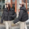 New Hooded Thickened Short Fashion Cotton Clothes Women's Winter Small Warm Bread Clothes Cotton Coat