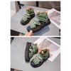 Children's Shoes with Fleece Lining, Mid-Top Sports Shoes, Winter New Style, Girls' Soft Sole, Double Cotton Casual Shoes, Boys' Running Shoes