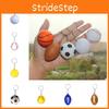 Popular Pu Basketball Keychain Foam Soccer Children's Sports Toy Decorative Pendant Active Souvenir