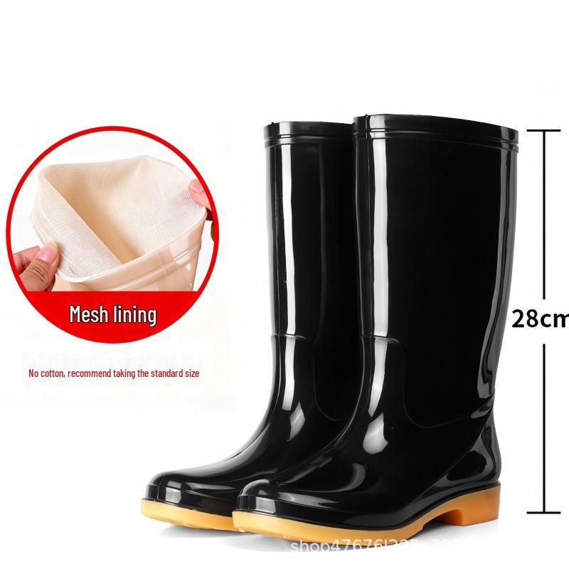 Rutschfeste, warme Gummistiefel für Damen mit hohem Schaft – Kostenloser Versand