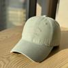 New Casual Versatile Letter Baseball Cap for Women, Soft Top, Comfortable Cotton, Stylish Sunshade, Face-slimming Duckbill Cap