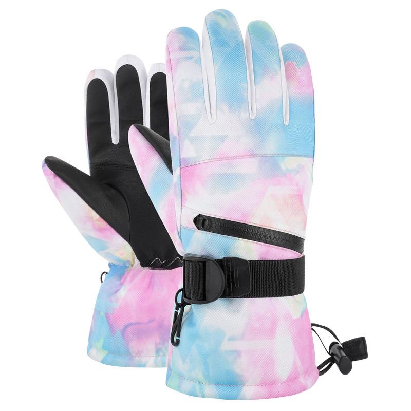 Unisex Winter Waterproof Ski Gloves with Touchscreen Capability