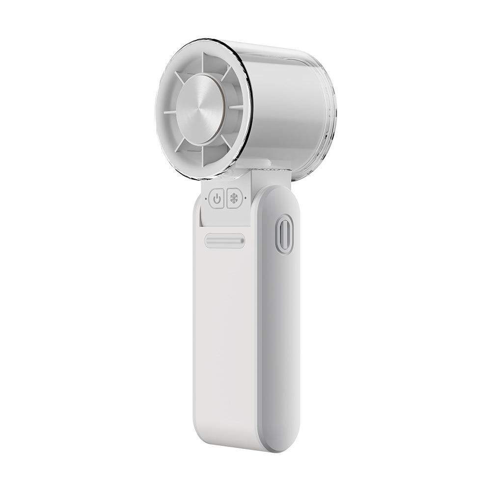 Portable High Speed Turbo Fan Foldable Mini Handheld 3600mAh Rechargeable 100 Wind Speeds Digital Display for Camping Hiking