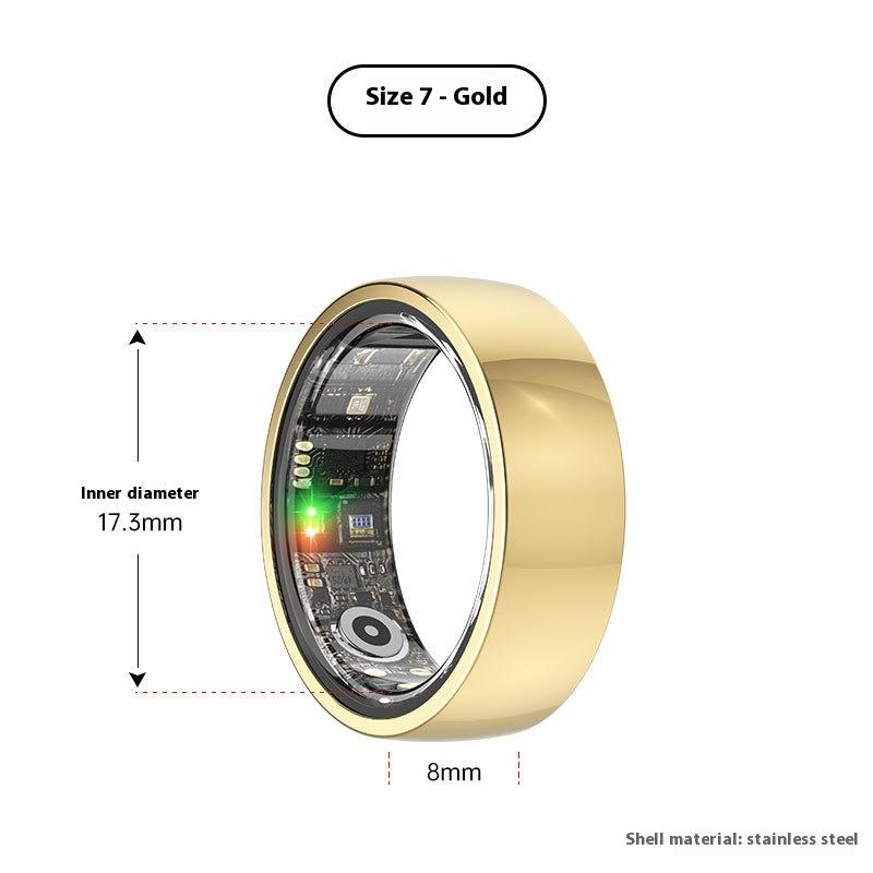 Anillo Inteligente Monitoreo de Frecuencia Cardíaca Oxígeno en Sangre Salud del Sueño Salud Anillo Inteligente Multifuncional