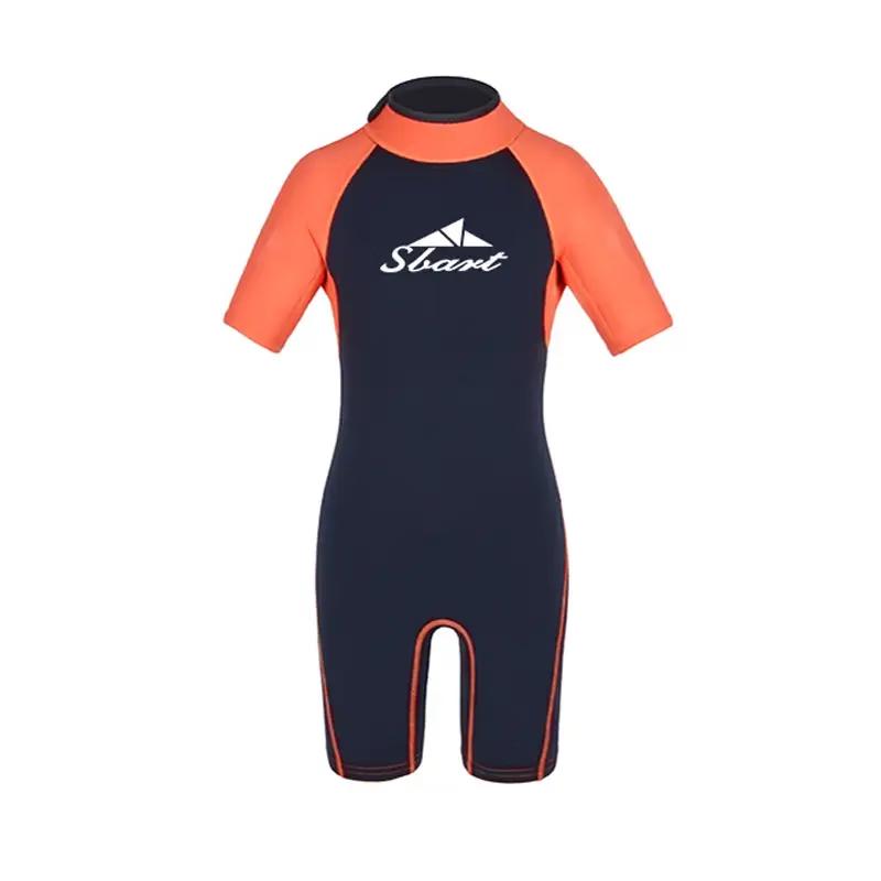 SBART Kids Short Sleeve One-Piece Diving Suit L