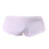 Men Sexy Boxer Underwear Low-rise Elastic Waistband Boxer Briefs Solid Color Full Hip