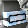 2 Stück Autozubehör Sonnenschutz, Set mit Taschentuchbox für Rückenlehne, Halter für Taschentuchbox im Auto, Taschentuchklemme für Auto