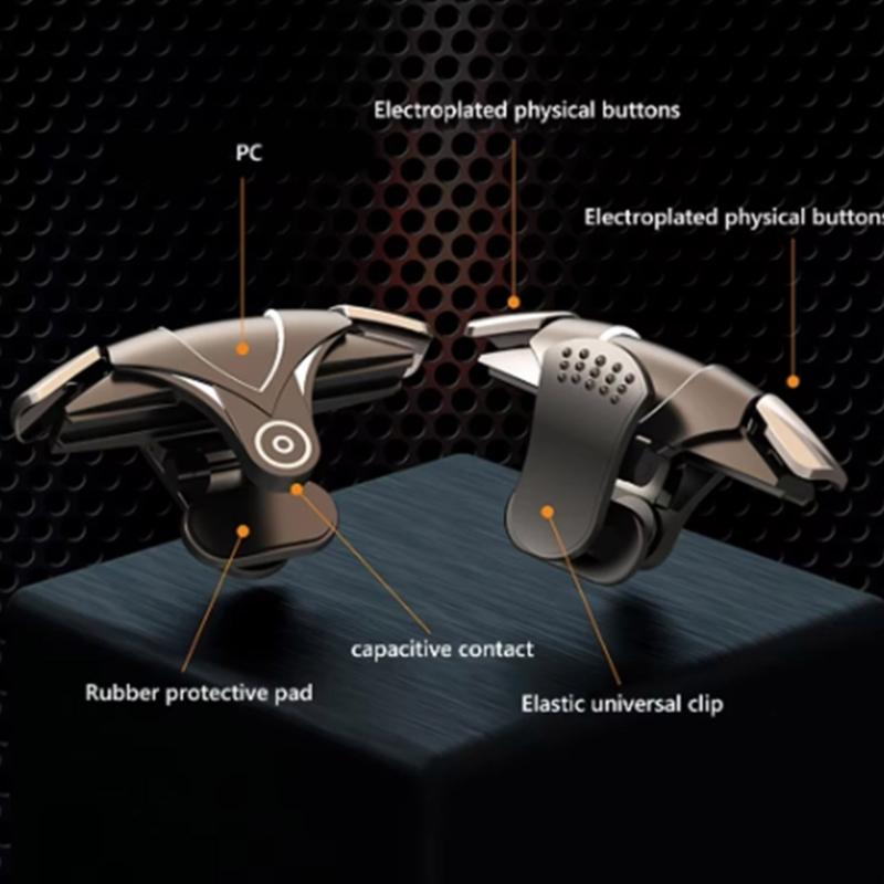 Mobiler Gamecontroller-Verbesserer ABS Metall Bequem für 14mm Dicke Telefon Gaming Verbessert Schüsse Präzision