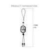Calligraphy Fan Ring Butterfly Style Retro Vintage Phone Link Decoration Bag Pendant For Daily Elegant Bag Hanging Accessories