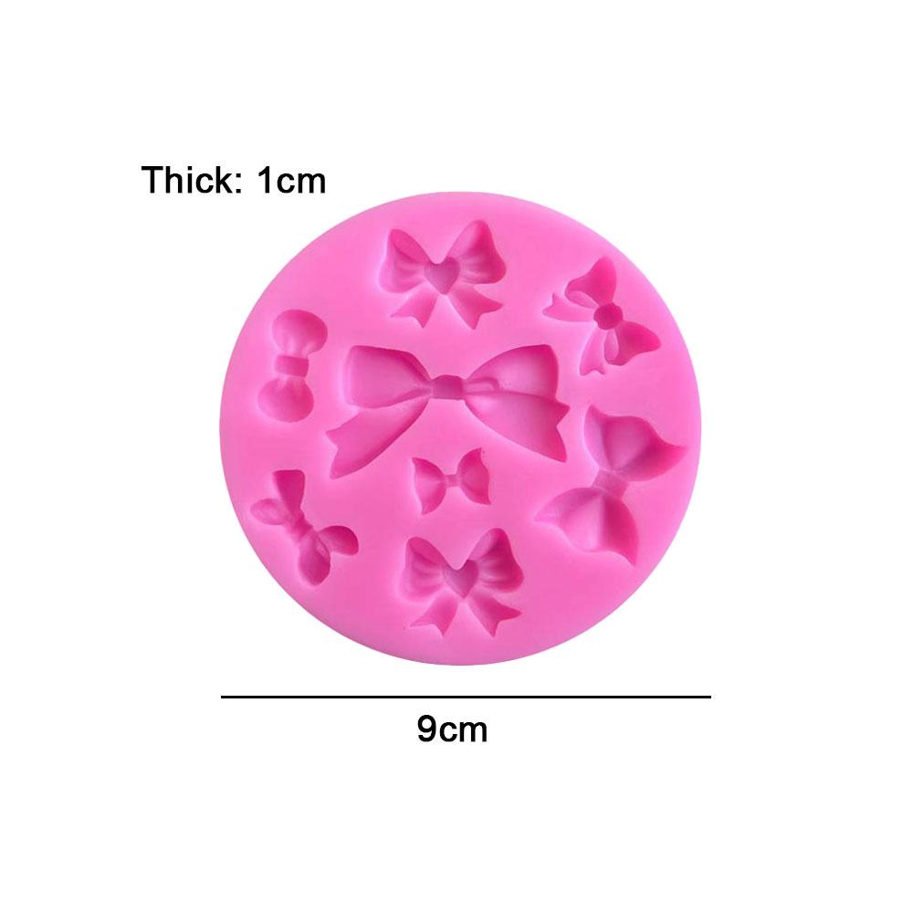 Silicone World Bowknot Cake Silicone Mold Cute Bow Molds DIY Fondant Chocolate Baking Tool Resin Art Mould Decoration Pastry