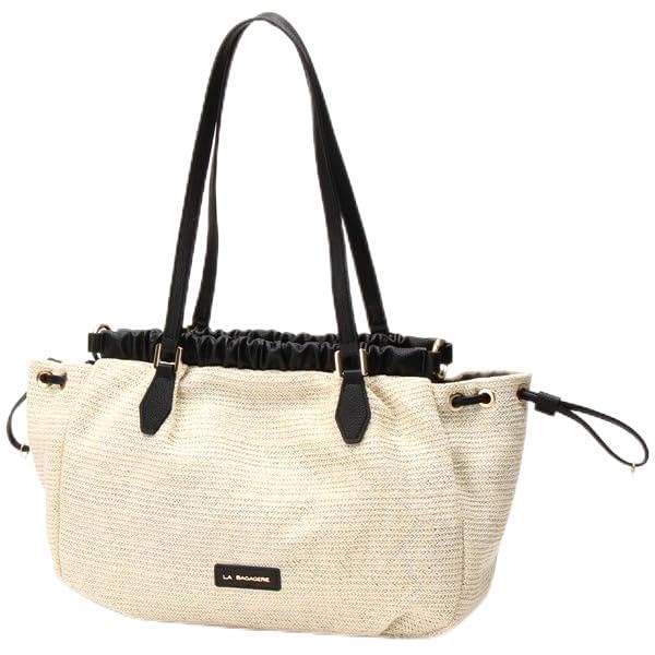 [Lava Gerry] Сборчатая летняя сумка 2-в-1 B009002 Слоновая кость (33)