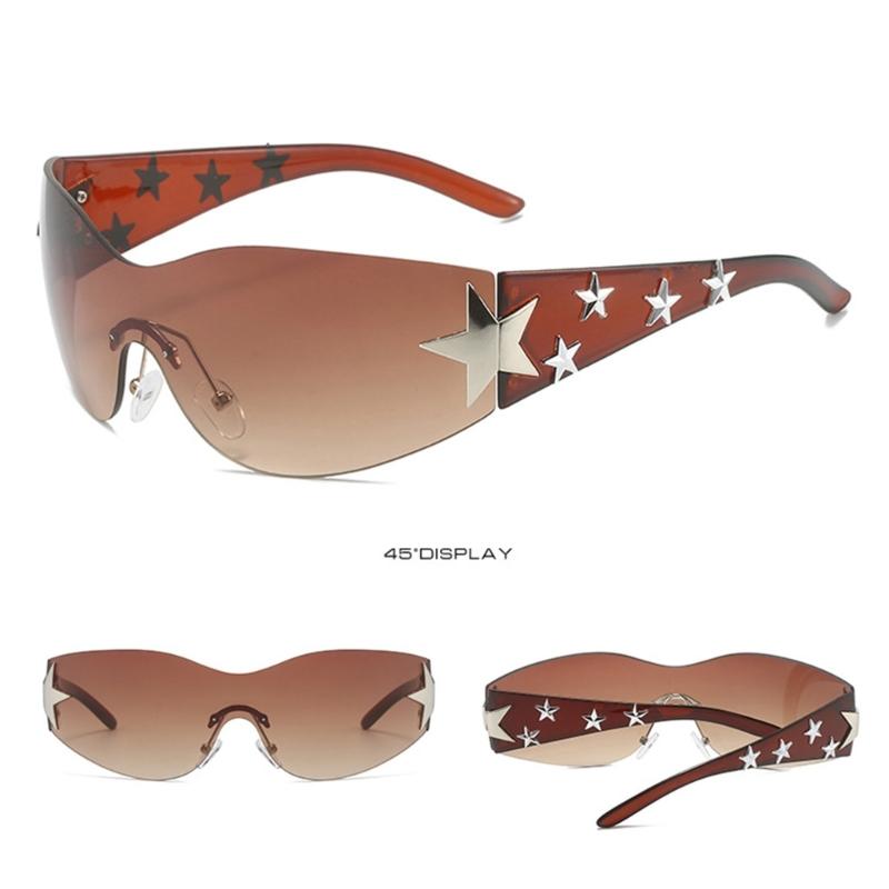 Coole Sonnenbrillen für Mädchen Jungen Outdoor-Bekleidung Reise Futuristen Sonnenbrille Star Futuristen Brille Mädchen Jungen Shades