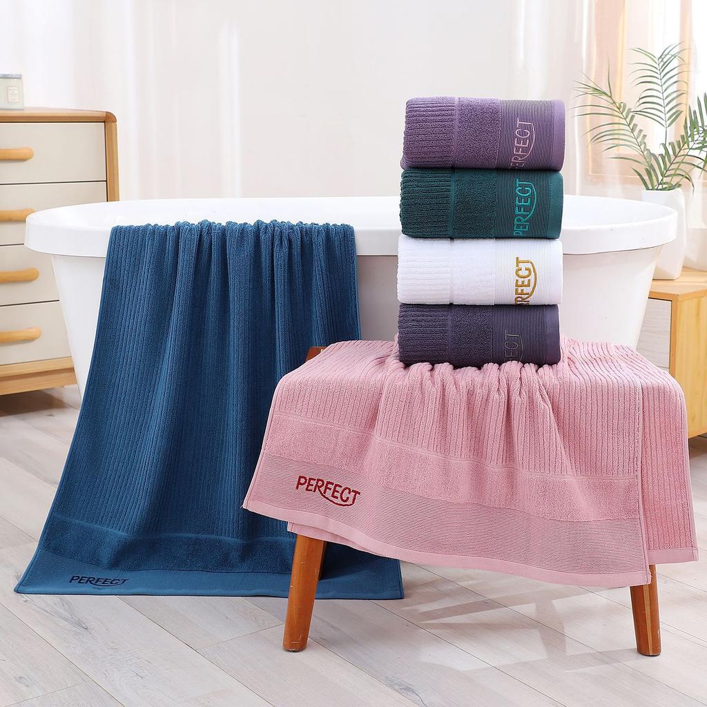 Pure cotton towel Adult household bath face towel Thickened soft absorbent cotton face towel