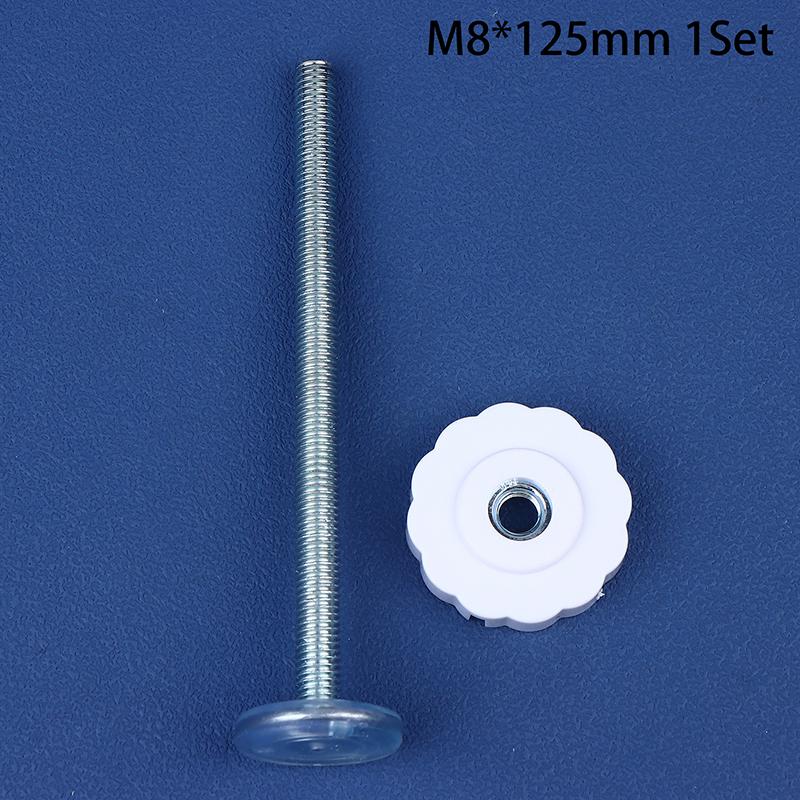 1Set White M8 M10 Baby Gate Spare Kit Pressure Fit Spindles Screw Bolts For Safety Gates Gate Accessories Bolts