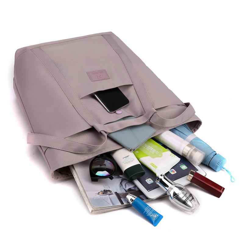 Tote bag women's new large-capacity commuter backpack multi-functional anti-splashing nylon shoulder bag portable backpack