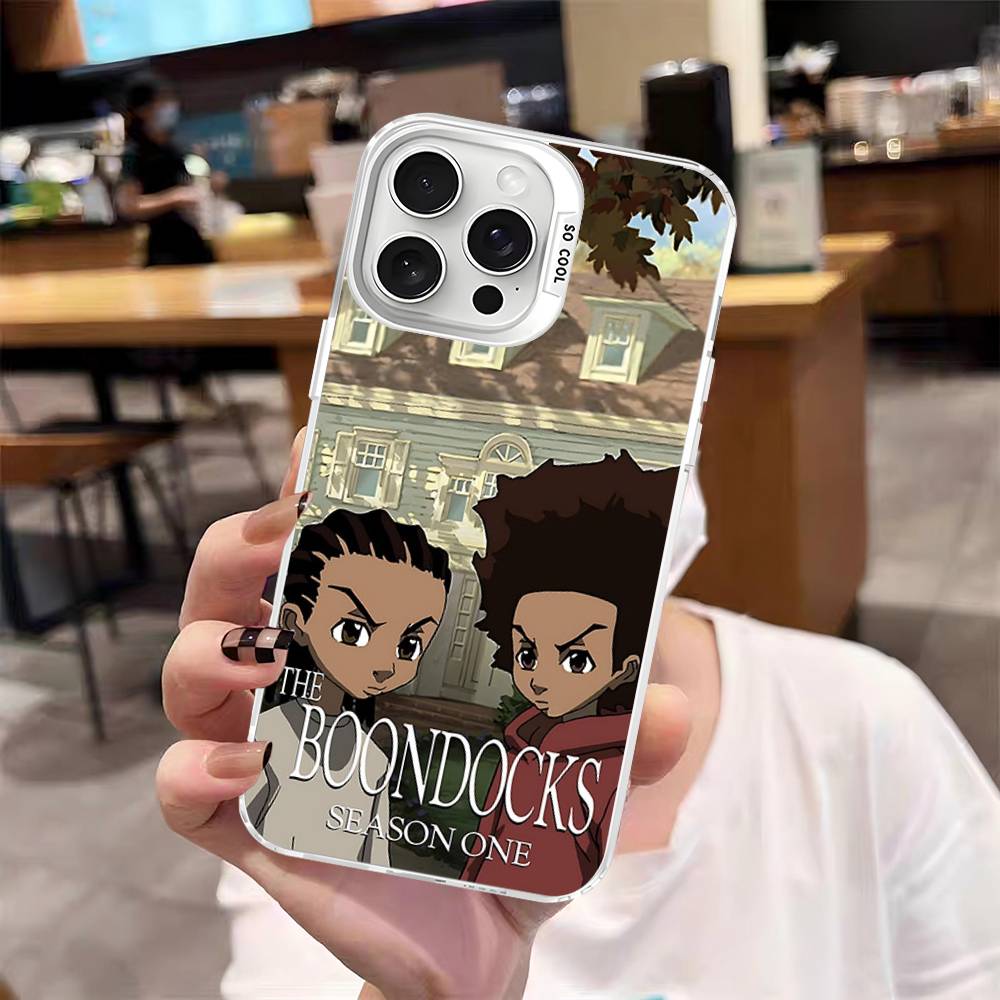 Cartoon The Boondocks Phone Cases For IPhone 17 16 15 14 13 12 11 Plus Pro Max Pro Color Matte Cover