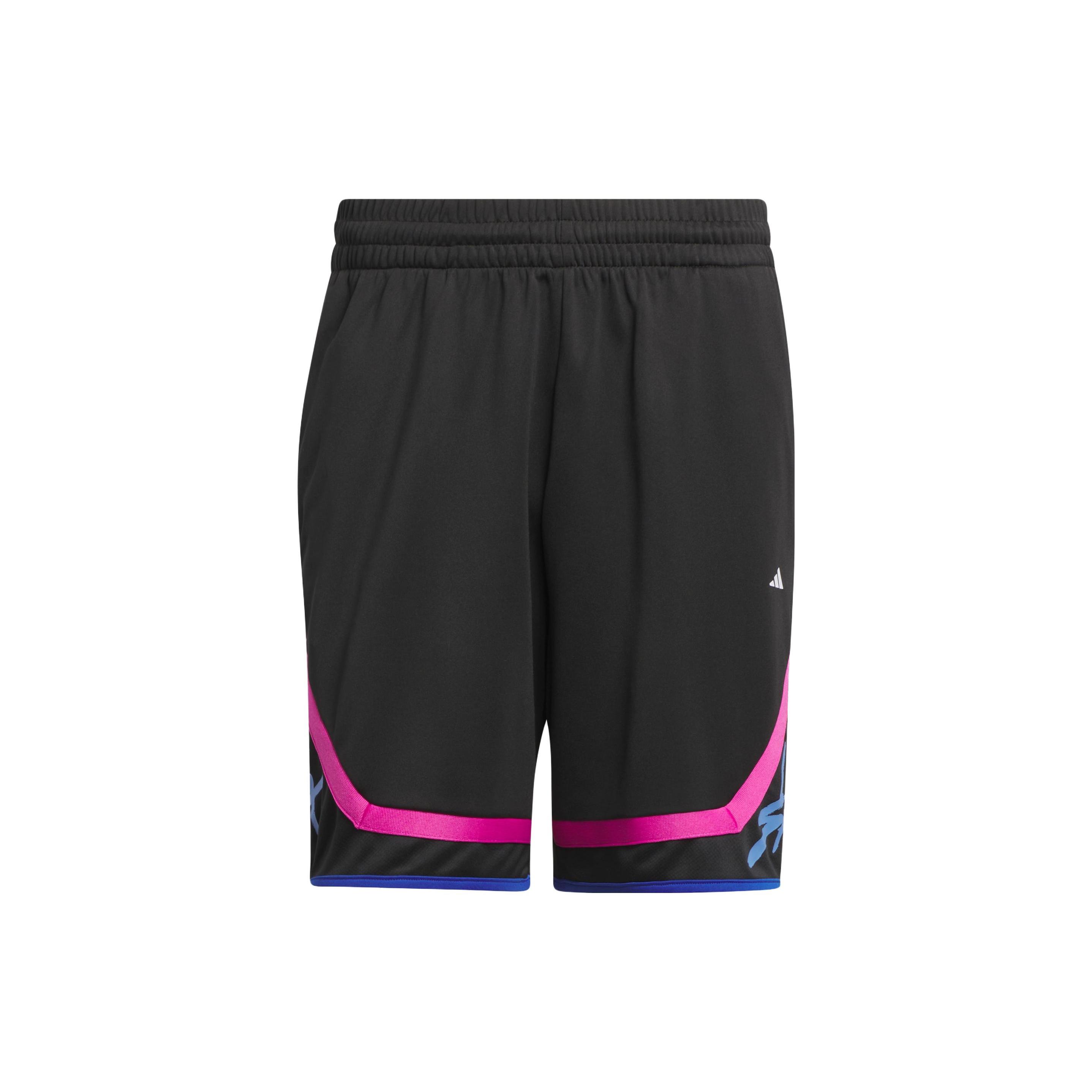 

Новые баскетбольные шорты Adidas мужские черно-королевский синий IN1710 L7