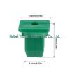 Haishi Jinbei Foton Rear Door Floor Clip: 8mm White/Green Fastener