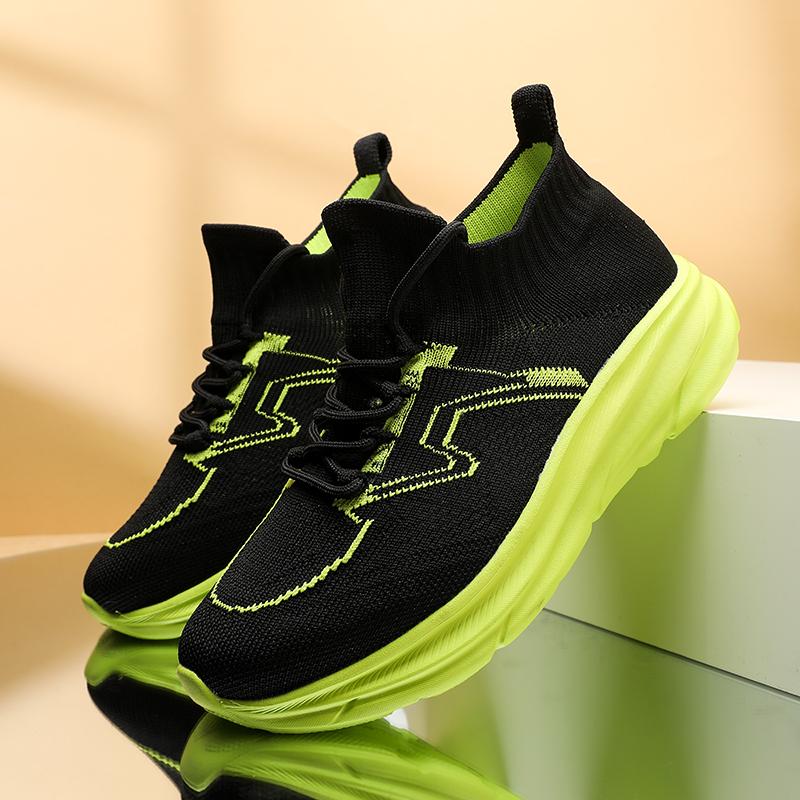 Men Sock Running Shoes Women Slip-On Casual Sneakers Thick Bottom Unisex Outdoor Jogging Shoes Ultralight Zapatillas 2024