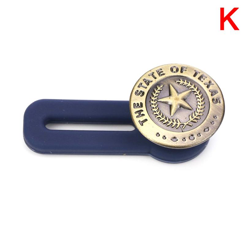 1Pcs Clothing Jeans Pant Adjustable Waistline Increase Waist Fastener Extended Button