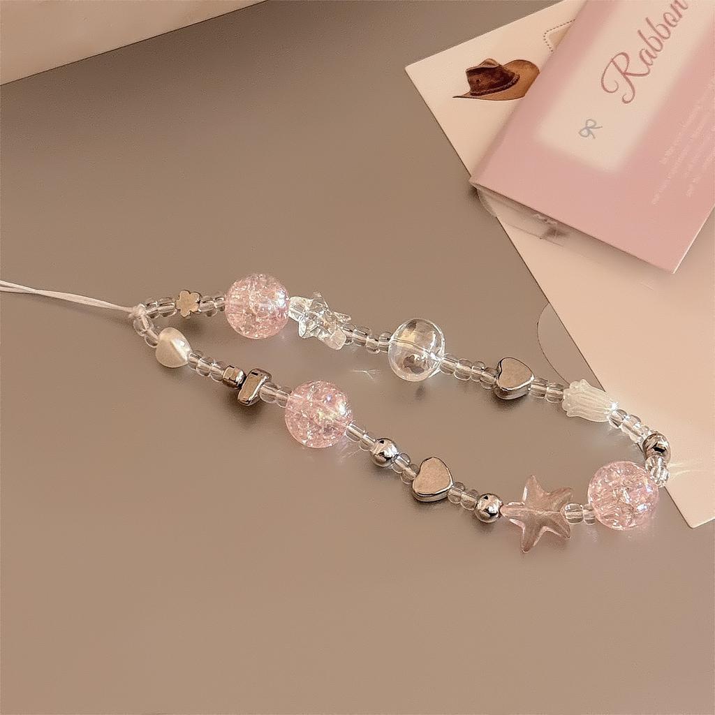 Colorful Chain Mobile Phone Case Lanyard for Apple/For Huawei Portable Wrist Strap Rope Personalized Ins Dopamine Pendant