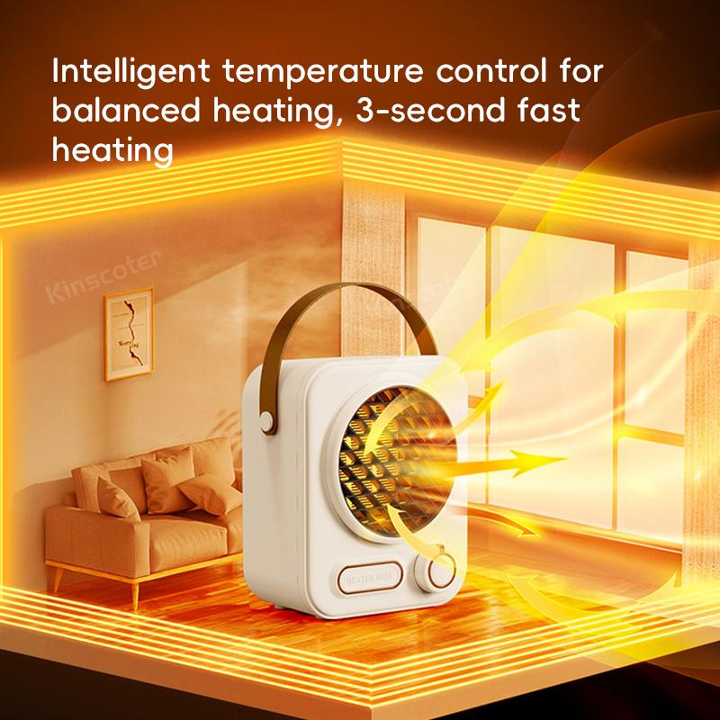 Electric Mini Fan Heater Warm Blower Portable Desktop Household Wall Home Heating Stove Radiator Warmer Machine For Winter