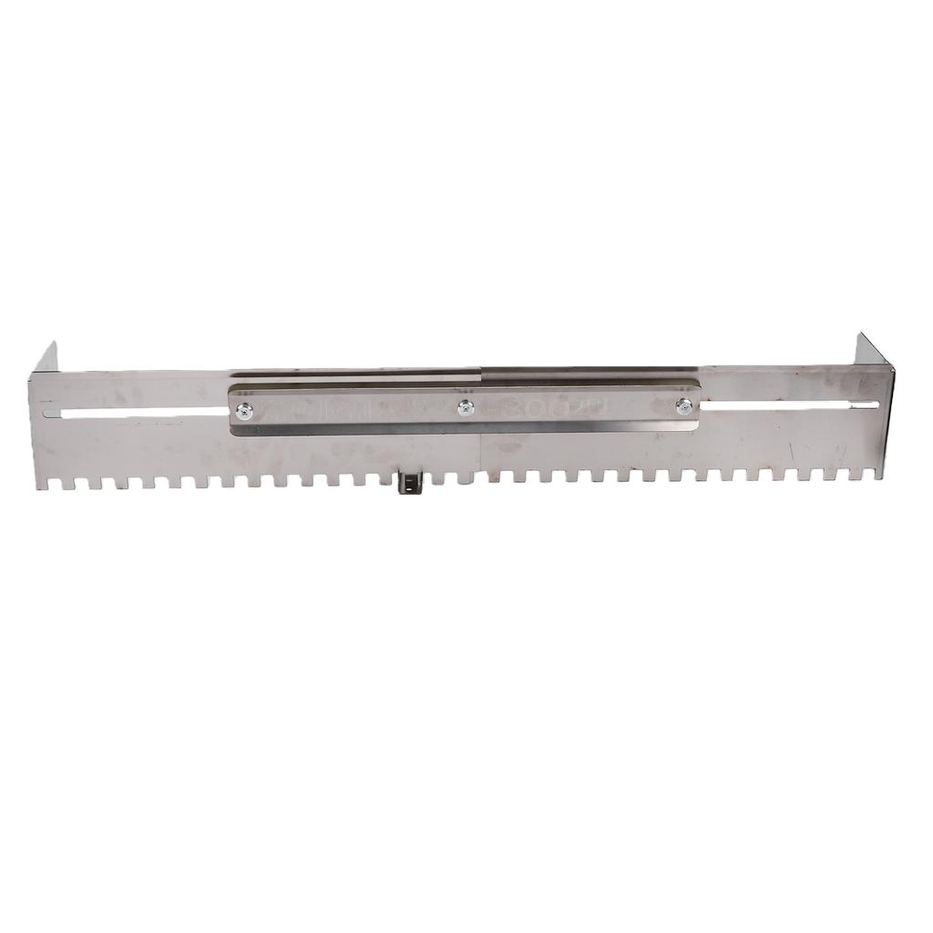 Notched Trowel Mortar Comb 15.75 31.5 Inch Adjustable Stainless Steel Tile Adhesive Spreader for Large Flooring