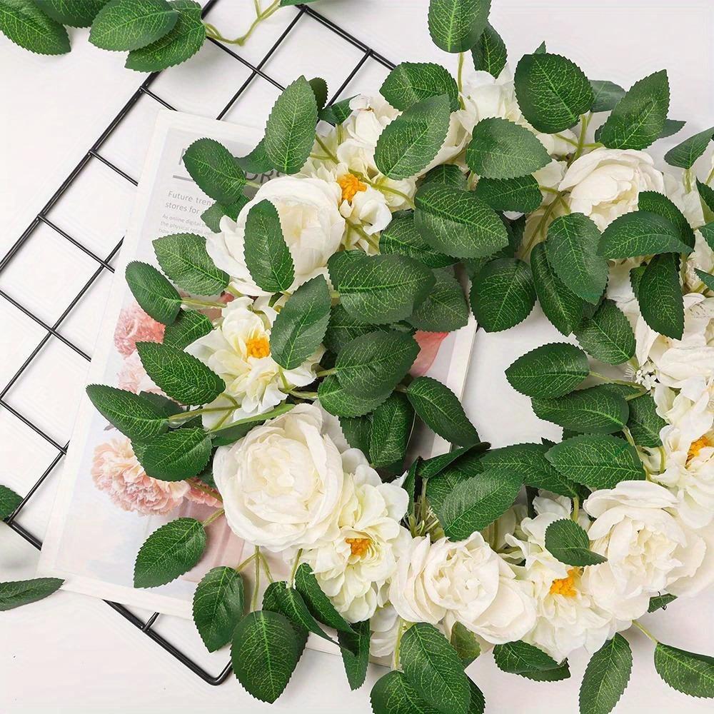 50Pcs/Pack Roses Green Leaf Wedding Bridal Accessories Christmas Home Decor Crafts Leaves Decorative Flowers Wreaths