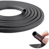 19.68Ft D-Shape Car Rubber Seal Strip,Automotive Weather Stripping For Sealing Door Hood Trunk Window,Self-Adhesive Soundproof Car Door Seal Strip