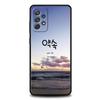 Korean Letter Phone Case for Samsung A57 A37 A51 A71 A21S A17 A11 A15 A25 A41 A23 A33 A53 A73 A07 A05S A13 A35 A55 5G Cover