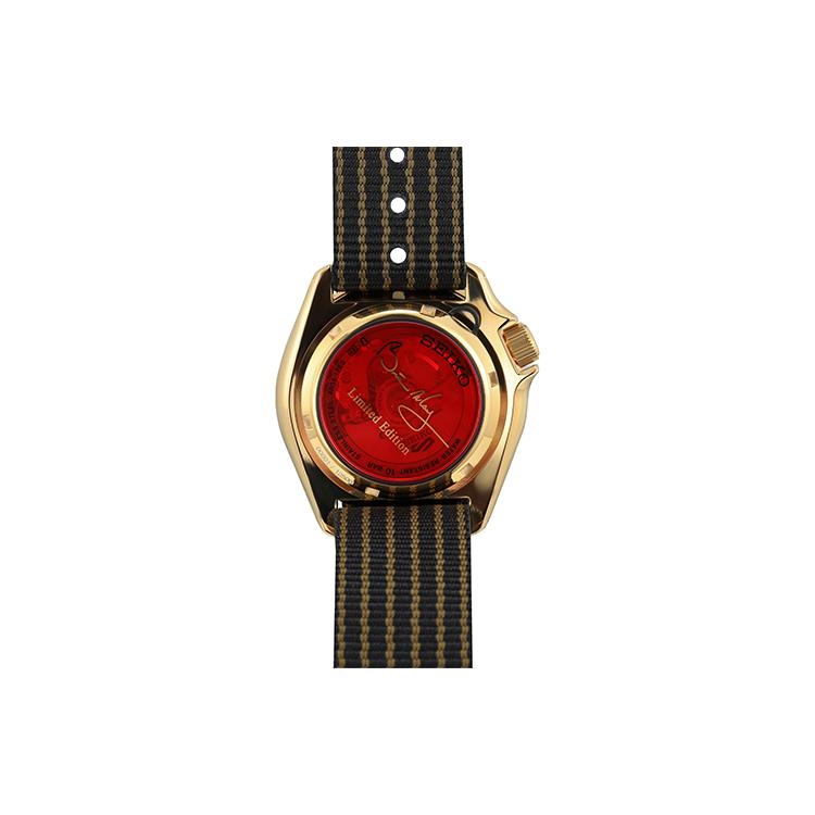SEIKO Seiko5 ×BRIAN MAY Collaboration Mechanical Movement Nylon Strap Watch Men's Watches SRPH80K1
