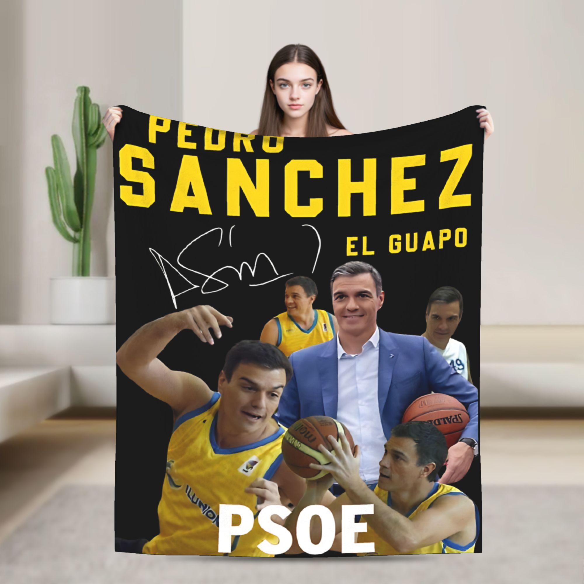 

Pedro Sanchez Spain PSOE Throw Blanket for Couch Soft Cozy Plush Blanket 50x60 Inch Multi-size Bedspread for All Seasons 150x200cm