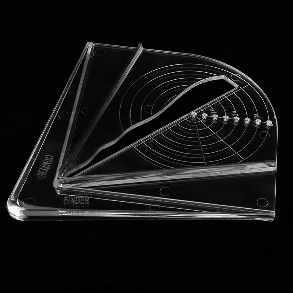 Impact Proof Acrylic Center Finder Lightweight Round Circle Finder  Woodworking and DIY Projects