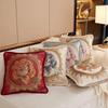 48x48cm European Style Embroidered Flowers Decorative Cushion Cover Pillowcase Home Sofa Car Throw Pillow Case Cojines