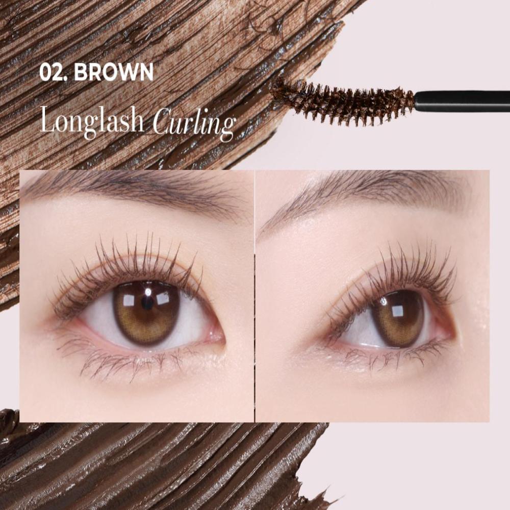 mude. Inspire Curling Mascara 8ml (Long Lash/Volume)