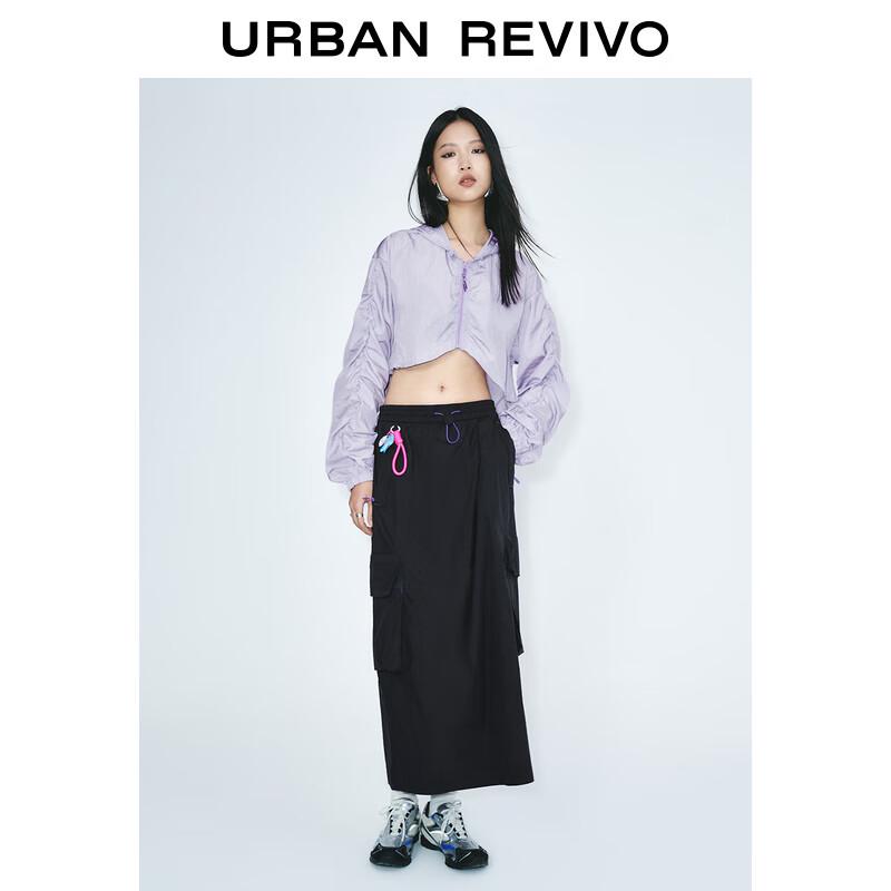 

UR Women s Casual Workwear Pocket Decor Half Skirt S