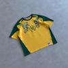 INS Embroidered Jersey Retro Brazil Short Sleeve T-Shirt Men Women Streetwear