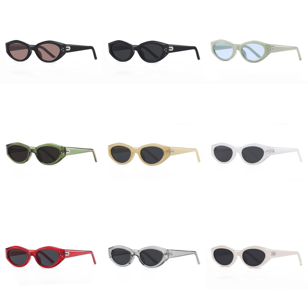 Vintage Cat Eye Sunglasses Women Uv400 Polarized Resin Frame For Outdoor Sun Protection